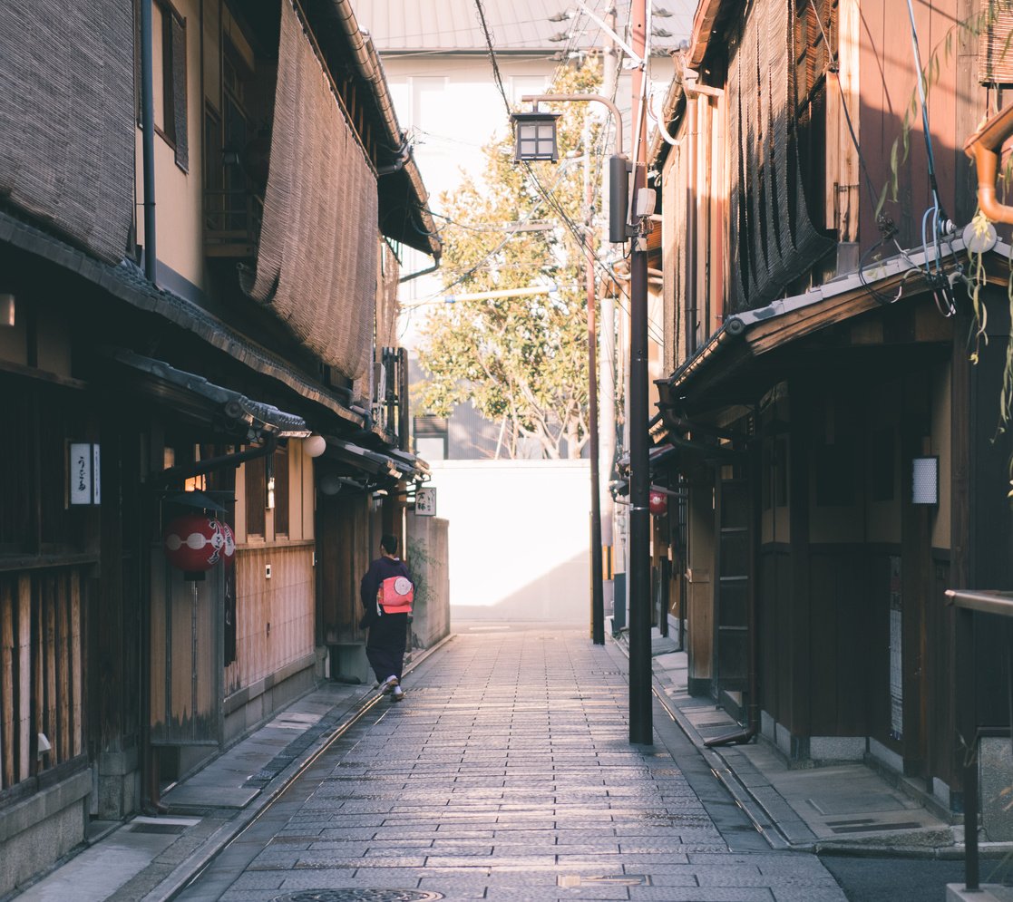 Woman Wearing Kimono Dress